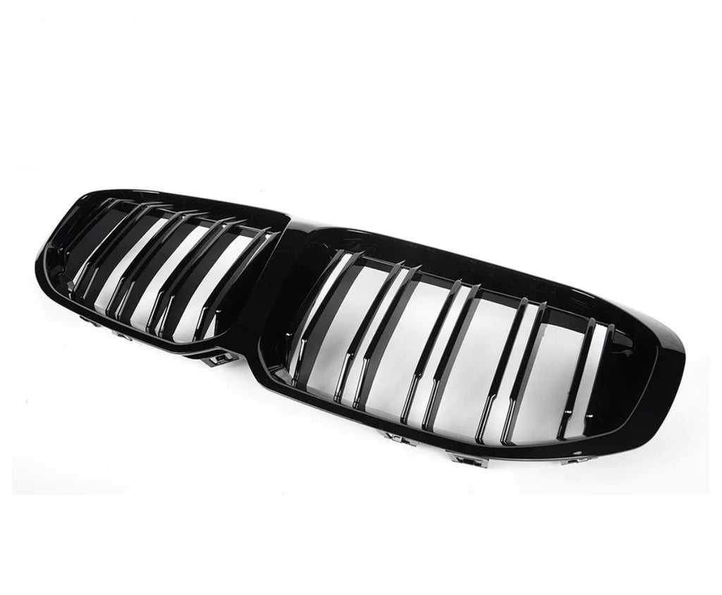 Grille de calandre BMW série 1 F40 en noir brillant double lames ...
