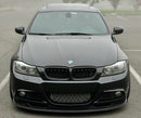 Grilles de calandres pour BMW série 3 E90 et E91 LCI en noir brillant