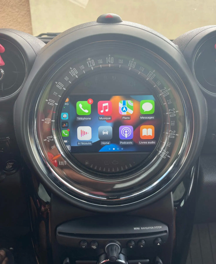 Boîtier Carplay sans fil système CIC 08-13 Mini Cooper/One Countryman Clubman Roadster Paceman
