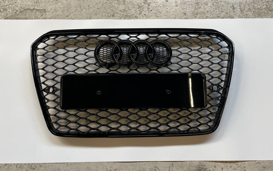 Calandre nid d’abeille noir brillant Audi A5 S5 8T Facelift 13-16