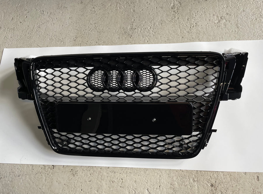 Calandre nid d’abeille full black Audi A5 S5 8T 07-12