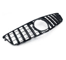 Calandre look GTR Panamericana Mercedes Classe C W204 07-14 chrome ou noir brillant