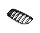 Grilles de calandres pour BMW série 3 E90 et E91 LCI en noir brillant